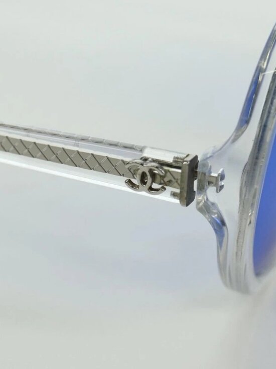 CHANEL Sunglasses plastic Clear 71287A CC Auth BSZ561M main image 13